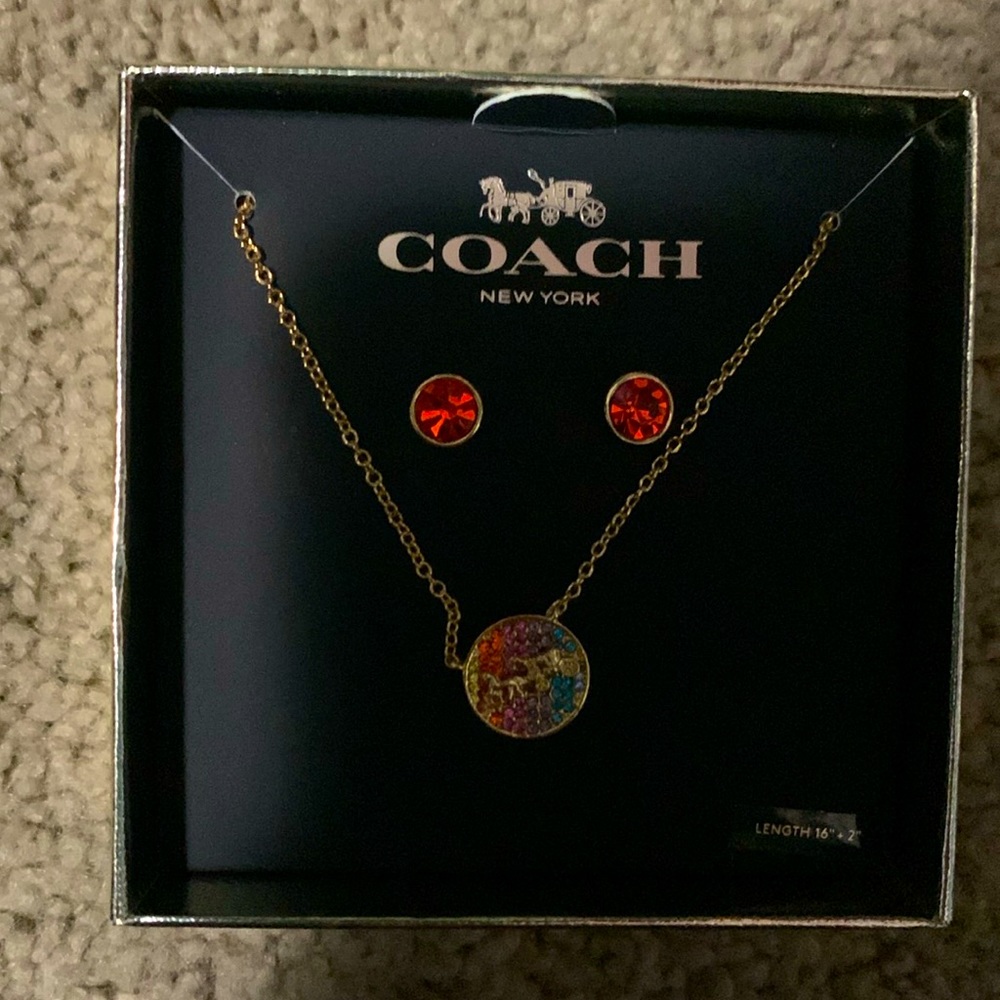 💙 Coach jewelry set